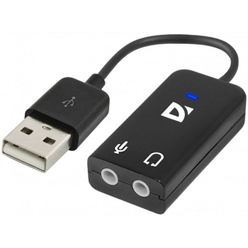 Звуковая плата USB Defender 63002 Audio USB – 2х3.5 мм jack