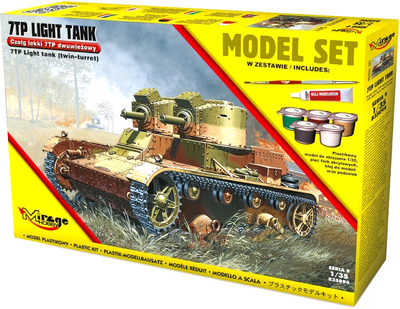 Model do składania Mirage Hobby 835094 7TP Polish Light Tank 1:35 (5901463835947)