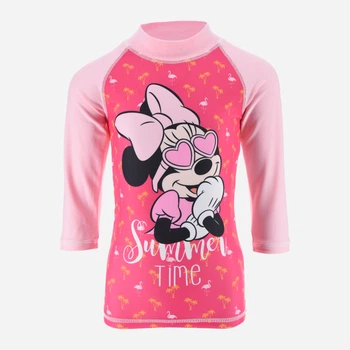 Детский лонгслив для купания для девочки Disney Minnie EX1824 116 см Розовый (3609086976062)