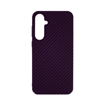 Карбоновый чехол для Samsung Galaxy S23 FE 5G (SM-S711), LikeCarbon, Фиолетовый, панель, защитный чехол-накладка, ультратонкий и легкий, противоударный, обеспечивает защиту от ударов, падений и царапин, ArmorStandart (ARM71934)