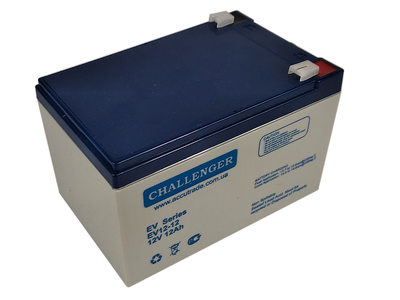 Тяговая аккумуляторная батарея Challenger EVG-12-12 Gel, 12V 12Ah, под клему F2 , ( 151 х 98 х 100 ), Q1