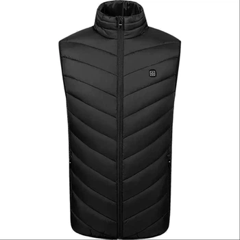 Мужской жилет с подогревом HeatFashion Electric Heating Vest Черный 2XL (Kali) AI476