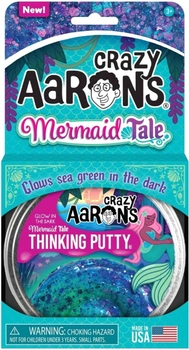 Слайм Crazy Aaron's Thinking Putty Glow in the Dark Mermaid (0810066954786)