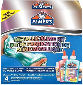 Zestaw do robienia szlamów Elmers Metallic Slime Kit (3026981094835)