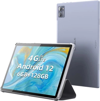 Планшет 10.1" Beneve M53 6/128Gb 4G 2-SIM 4 ядра Android 12 6000 mAh Серый