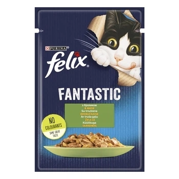 Консервований корм Purina Felix Fantastic з кроликом в желе 85 г (7613039835500) x26 шт.