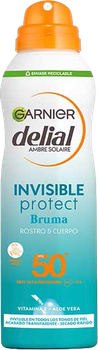 Спрей для обличчя та тіла Garnier Delial Invisible Protect Bruma Rostro y Cuerpo SPF 50 200 мл (3600542513968)