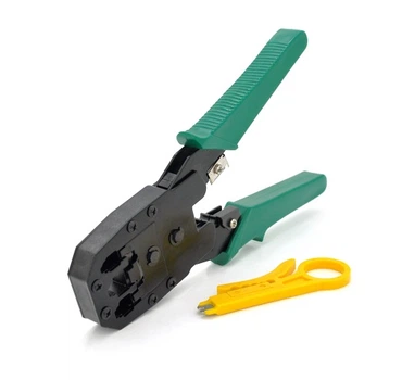 Кримпер Yugtorg XL-315 для обжимки RJ-45 8P8C, RJ-12/11 6P6C 4P/6P/8P (10129) Клещи обжимные