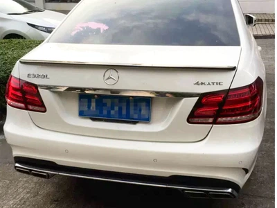 Спойлер лип на багажник Mercedes W212 2009-2016 ABS пластик, цвет черный глянец для Mercedes-Benz E class W 212 2009-2016 (8367)