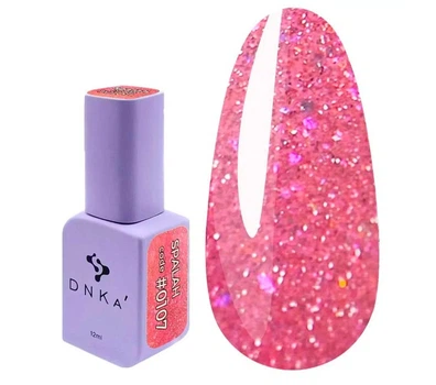 Гель-лак DNKa Color Spalah 0107 розовый с шимером 12 мл