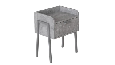 Тумба модульная Ferrum-decor Бетти 540x450x320 металл Серый ДСП Бетон 16 мм (BET0021)
