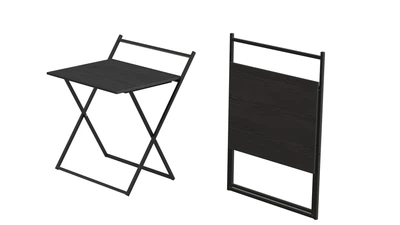 Стіл трансформер Компакт 1 Ferrum-decor 750x790x720 Чорний метал ДСП Сосна Кембра Магія 16 мм (KOM103)
