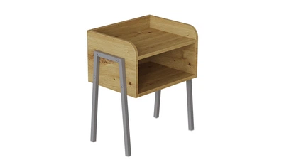 Тумба модульна Ferrum-decor Джузі 540x450x320 метал Сірий ДСП Дуб Дуб Артізан 16 мм (DJU0020)