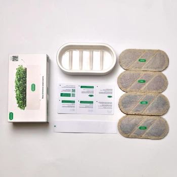 Набір для вирощування мікрозелені від grow—some із керамічним горщиком
