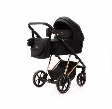 Коляска Adamex Vasco 2 в 1 TK-619 Черный