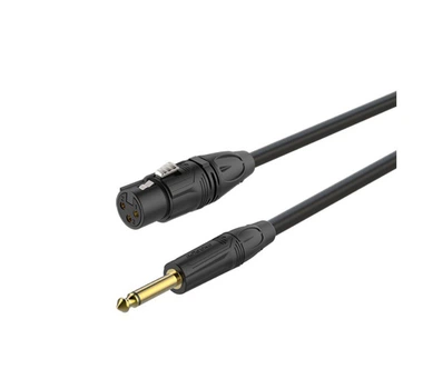 Микрофонный аудио кабель Jack 6.3 mono — XLR Female Roxtone GMX-J210-L3 3м