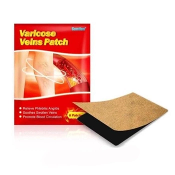 Пластырь от варикоза UKC Varicose Veins Medical Красный