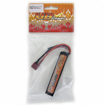 Акумулятор LiPo 11.1V 900mah - stick 20-40C моноблок Т-конектор (VBPower) (для страйкболу)