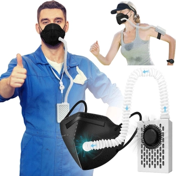 Багатофункціональні маски для очищення повітря Rsenr 18 з трьома режимами роботи вентилятора
