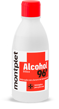 Płyn do dezynfekcji Montplet Ethyl Alcohol 96º 250 ml (8413224510354)