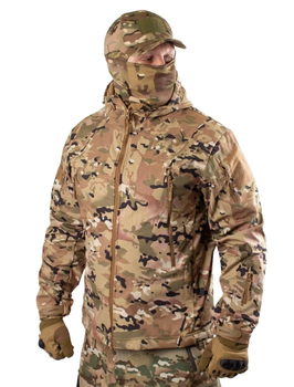 Куртка / ветровка тактическая Softshell multicam софтшелл Мультикам XL