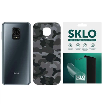 Защитная плёнка SKLO Back Camo на тыльную сторону для Xiaomi Redmi Note 6 Pro (Серый / Army Gray) (146610)