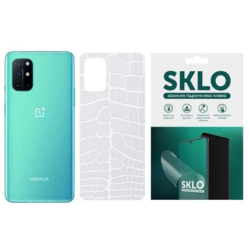 Защитная плёнка SKLO Back Transparent на тыльную сторону для OnePlus Ace 5G (Прозрачный / Croco) (160941)