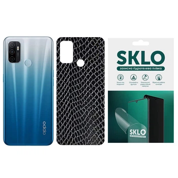 Защитная плёнка SKLO Back Snake на тыльную сторону для Oppo A31 (Черный) (173270)
