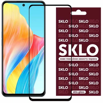 Скло захисне SKLO.glass 3D на Oppo Reno 12 FS / 12 F 4G/5G Чорний