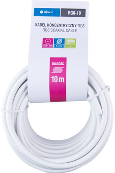 Коаксіальний кабель DPM RG6 1 мм CCS 15 м (5906881211298)