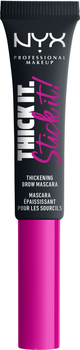 Tusz do brwi NYX Professional Makeup Thick It Stick It 08 Black 7 ml (800897129958)