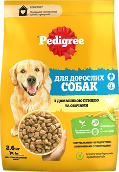 Сухий корм для дорослих собак Pedigree з птицею та овочами