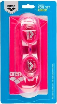 Детский Комплект (очки+шапочка) Arena POOL JR SET Фуксия, Белый OSFM (92423-092 OSFM)