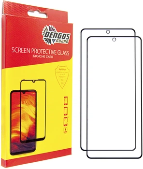 Защитное стекло DENGOS для смартфона Xiaomi Redmi Note 13 Pro 2 шт Black (DG-TG2P-06)
