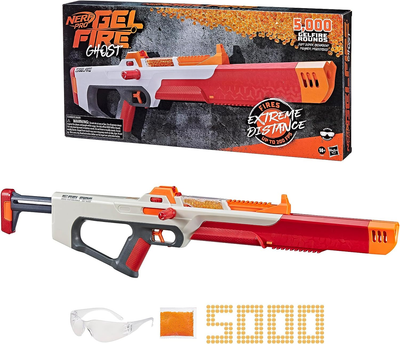 Бластер Нерф Про Гельфайр Привід Nerf Pro Gelfire Ghost Bolt Action Blaster Hasbro (F7632)