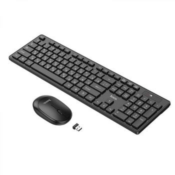 Комплект беспроводная клавиатура и мышь HOCO GM17, Black S