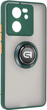 Чехол для смартфона Xiaomi 13T/13T Pro ArmorStandart Frosted Matte Ring Dark Green (ARM72718)