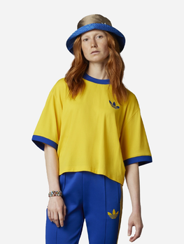 Koszulka sportowa damska Adidas IB2060 34.5 Żółta (4066748125920)
