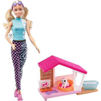 Domek dla zwierzaka lalki Mattel Barbie Mini Piesek 8 szt (0887961903973)