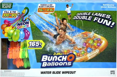 Водна гірка Zuru Bunch O Balloons Double Lane Wipeout (4894680012264)