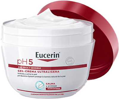 Żel do ciała Eucerin pH5 Ultralight Cream-Gel nawilżający do skóry wrażliwej i suchej 350 ml (4005800329487)