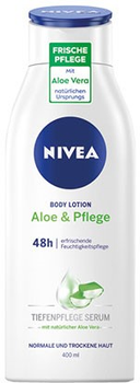 Lotion do ciała Nivea Aloe & Care odświeżająco-nawilżający z naturalnym aloesem 400 ml (4005900637086)
