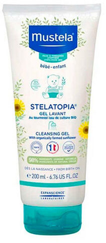 Гель Mustela Stelatopia Cleansing Gel очищуючий 200 мл (3504105019846)