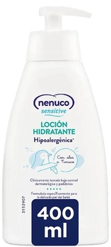 Лосьйон для тіла Nenuco Sensitive Loción Hidratante гіпоалергенний зволожуючий 400 мл (8428076000694)