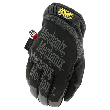 Плотные штурмовые перчатки Mechanix ColdWork с утеплителем 3M Thinsulate черные размер XL