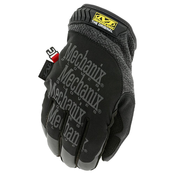 Плотные штурмовые перчатки Mechanix ColdWork с утеплителем 3M Thinsulate черные размер S