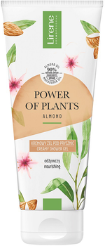 Żel pod prysznic Lirene Power of Plants odżywczy kremowy migdał 200 ml (5900717085459)