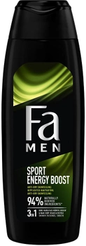 Гель для душу Fa Men Xtreme Sport Energy Boost для миття тіла та волосся чоловічий 750 мл (9000101609394)
