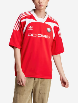 Koszulka sportowa męska Adidas IW3637 XL Czerwona (4067886872929)