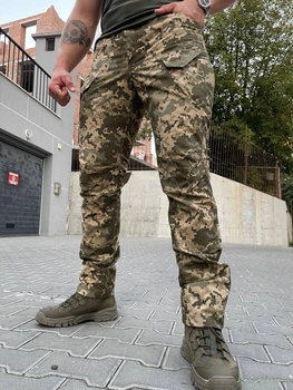 Тактичні штани польові літні, військові штани на літо ріп-стоп Піксель ММ-14 54